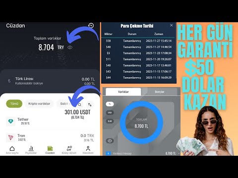 HER GÜN GARANTİLİ 50$  DOLAR KAZANDIRAN YENİ İŞ | internetten para kazanma - para kazanma yöntemi