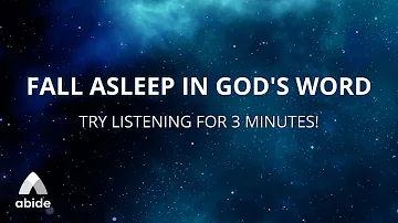 Fall Asleep In God's Word [Try Listening for 3 Minutes!]