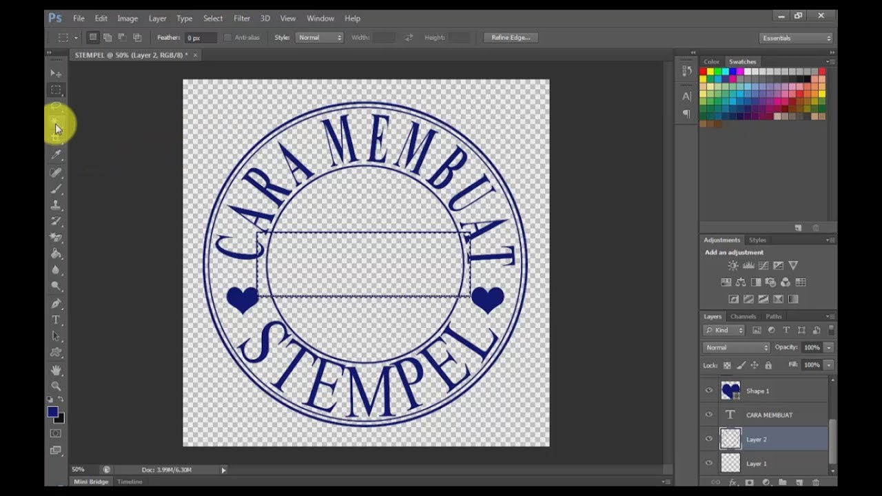 Cara Membuat Stempel Di Photoshop Cs6 YouTube