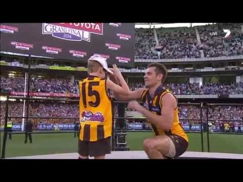 'You're my hero' (Boy Tells Luke Hodge) - AFL Grand Final 2014