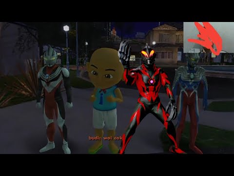  Ultraman  Belial dan ultraman  zero dan upin ipin lagi malam 