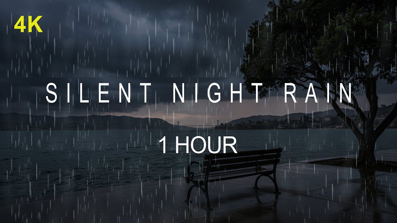 ⛈️ Soft Rain Soundscape | Sleep Through the Night | 1 Hour