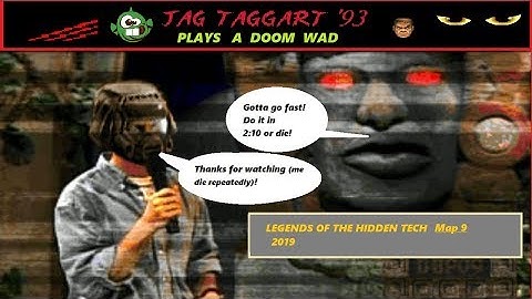 Playing a Doom Wad: "Legend of the Hidden Tech" Map 9 (2019)