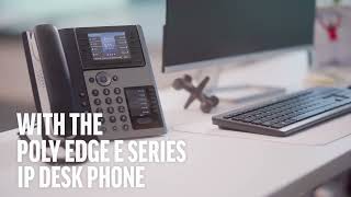Poly Edge E Series Phones Headset Fast Pairing