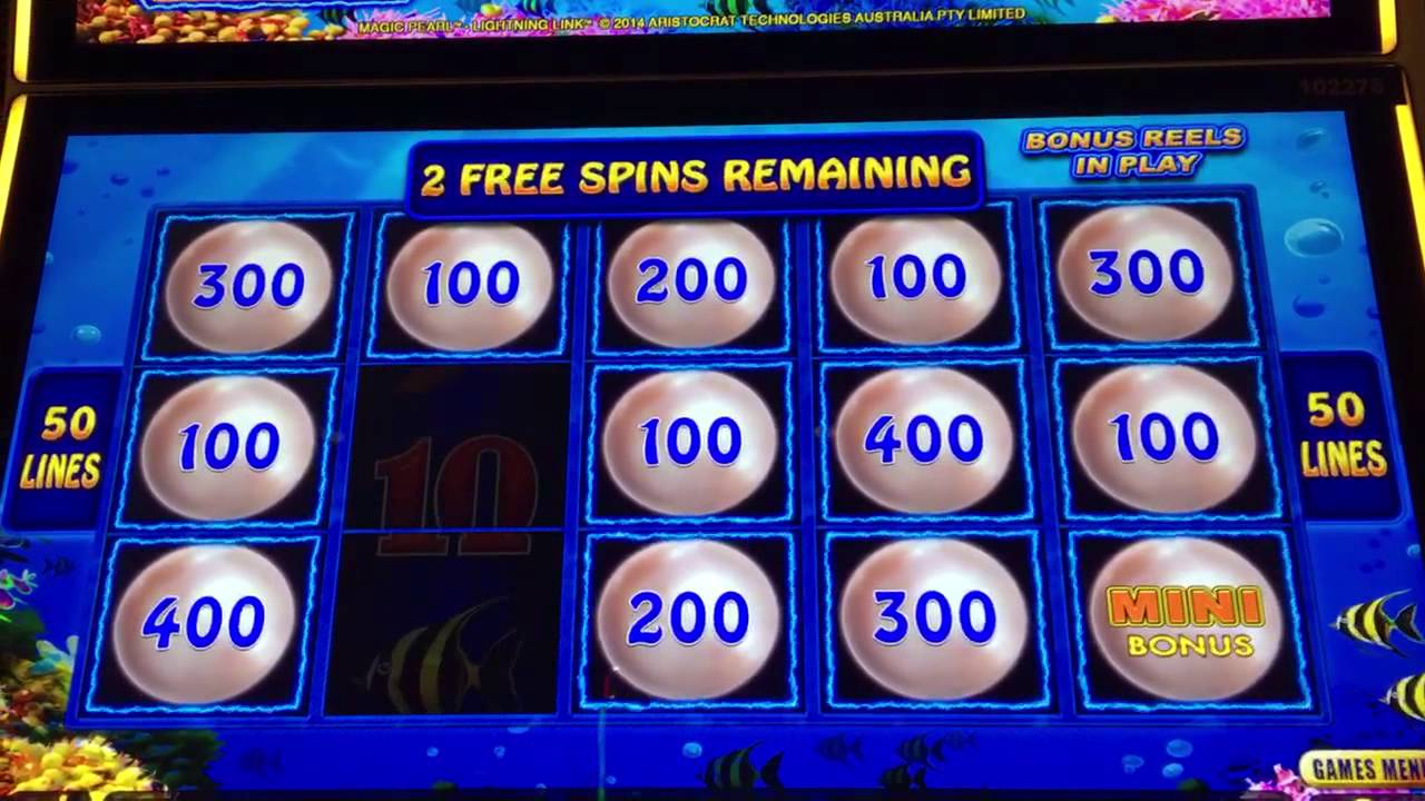 Lightning Link bonus slot machine YouTube