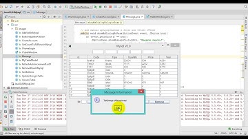 Java GUI Vs mysql database Part 7