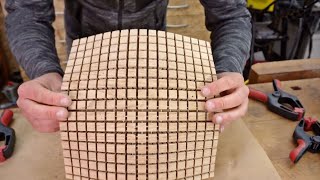 Holz dreidimensional biegen