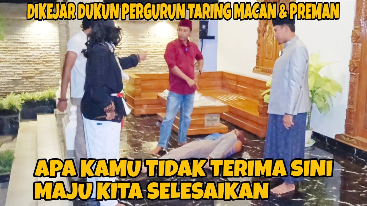 DANG RAJO DIKEJAR DUKUN GUNTUR PERGURUAN TARING MACAN & PREMAN | dang rajo terbaru
