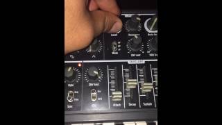 Arturia Microbrute acid jam and each settings
