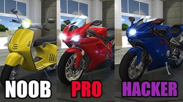 NOOB vs PRO vs HACKER - Traffic Rider