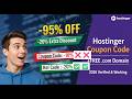 Hostinger Coupon Code April 2026. Hostinger Discount Promo Code + FREE Domain