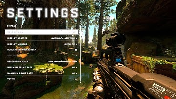 Input, Graphics & Visual Settings Guide (PC) // HALO INFINITE