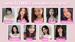 Which TWICE member matches your vibe the most?| fun quiz | personality quiz| for fun | @officialblushwee 