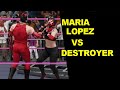 GLOW 1985 Maria Lopez vs The Destroyer - Mixed Knockout Match