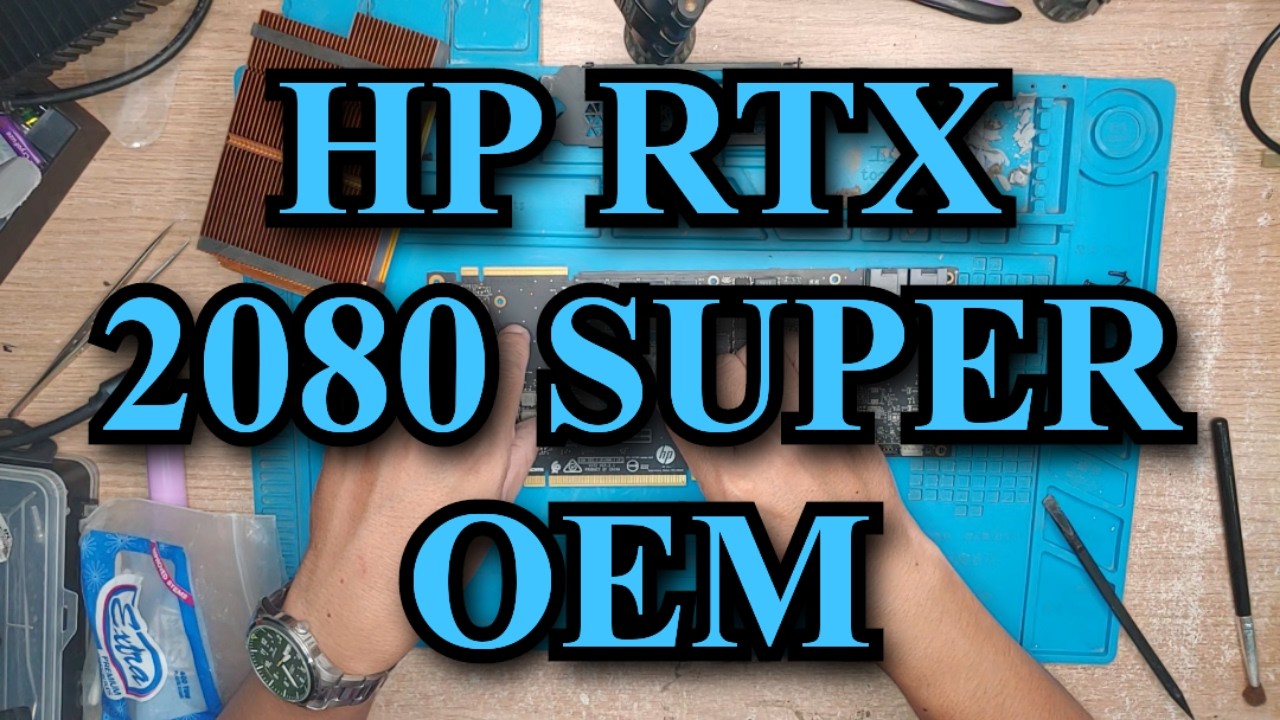 HP RTX 2080 SUPER OEM | Disassembly and Deep Cleaning (Arctic MX6