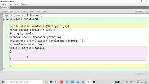 Java While Döngüsü | Java ile Programlamaya Giriş