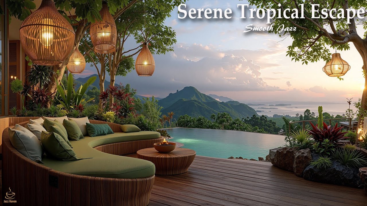 Serene Coastal Hideaway – Relaxing Jazz & Nature’s Calm