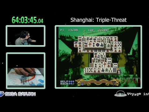 Voyage Into the Sega Saturn Game 16. Shanghai Triple Threat part 3 (Long play)