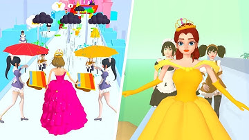 Princess Run 3D 👸❤️🤴 All Levels Gameplay Trailer Android,ios New Game