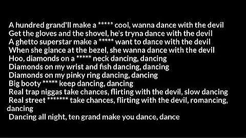 Gucci Mane - Dance with the devil. Ft Metro Booming (lyrics)
