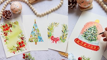 Skillshare Class Intro: Easy Christmas Card Class