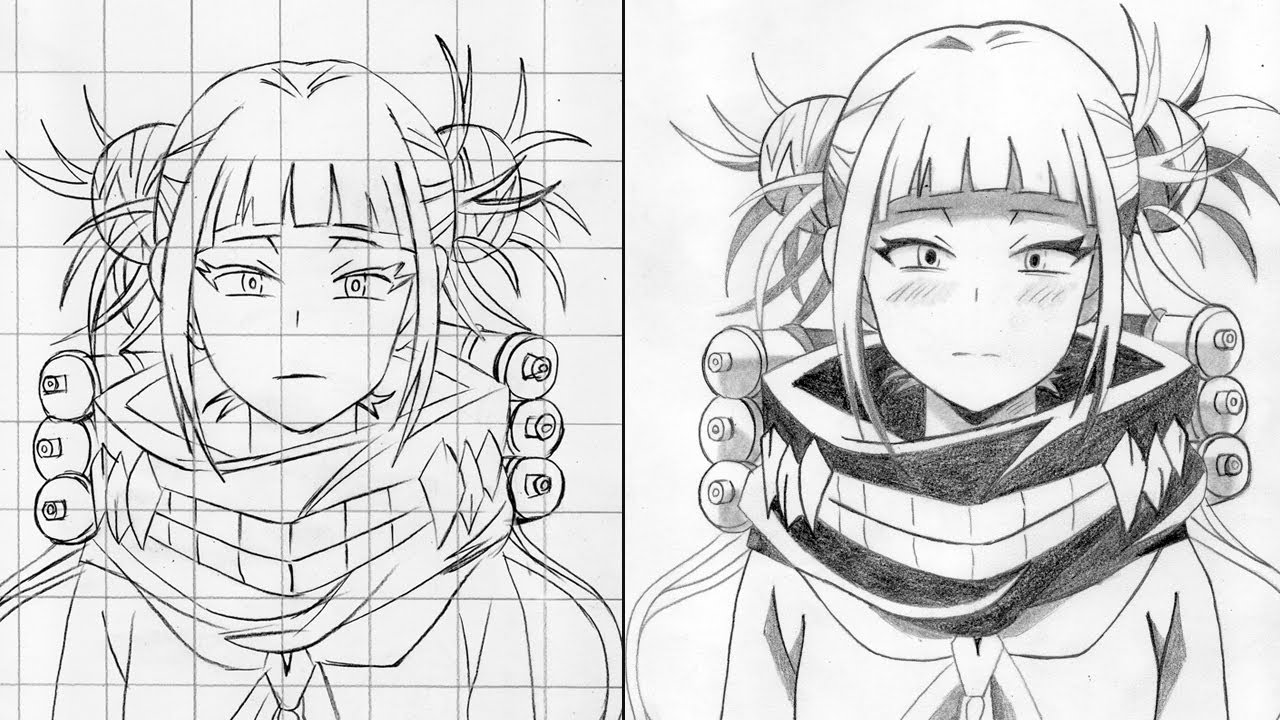 How to Draw Himiko Toga My Hero Academia - [Anime Drawing for Beginners ...
