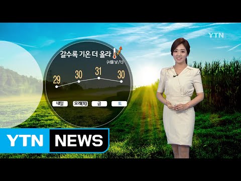 [날씨] 초여름 더위...'큰 일교차·강한 자외선' 주의 / YTN (Yes! Top News)