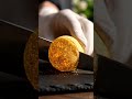 This Golden Sand Ball Glows When Cut… 😮 Silver Bioluminescent ASMR #asmr #satisfying #relaxing