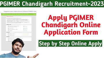Apply PGIMER Online Application Form||Step by Step Apply||Jobless Family||