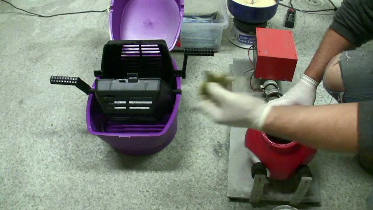 Wet tumbling brass with stainless steel pins part II / II English YouTube