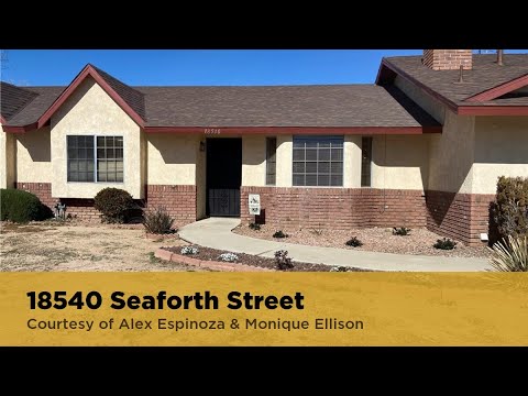 18540 Seaforth Street, Hesperia, CA home video tour