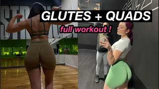 FULL GLUTES AND QUADS WORKOUT