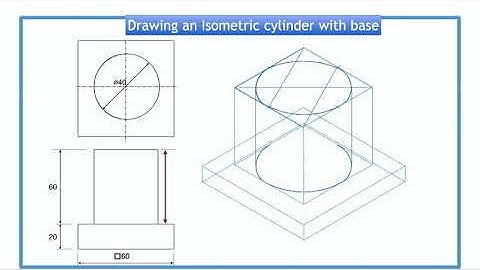 Design   Technology G9 U2L8    Pt2 Isometric Projection   Block with Vertical cylinder and shaped bl