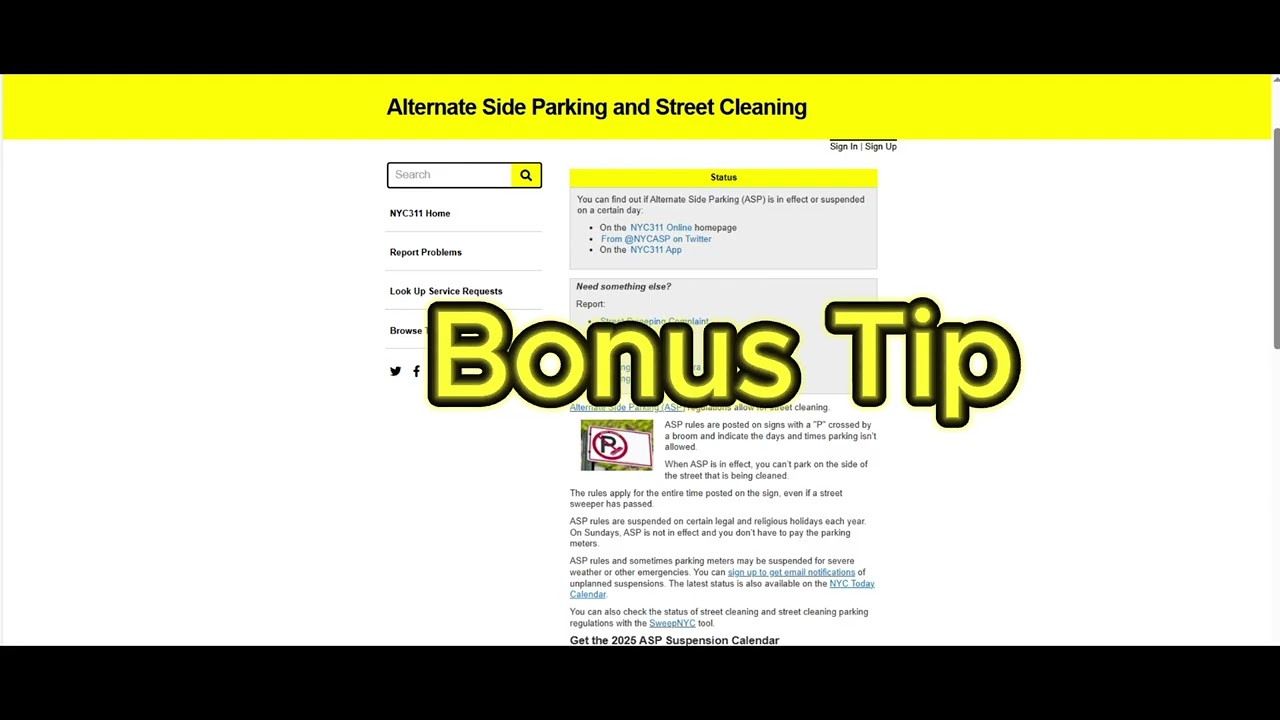 3 NYC ASP Parking Tips