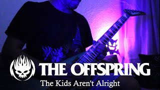 THE OFFSPRING - The Kids Aren't Alright [GUITAR COVER]- with blue neon strings