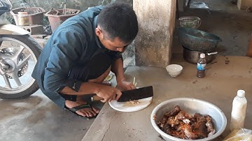 Cách Chế Biến Món Thịt Chuột Thơm Nức Mũi  ( Mâm Chuột Quay Khổng lồ  )