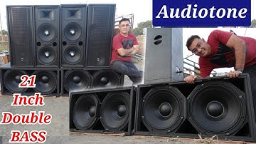 DJ SPEAKER Double 21 Bass SETUP with Price #VkiVan