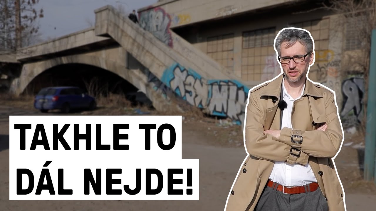 Katastrofální stav Libeňského mostu a jeho okolí