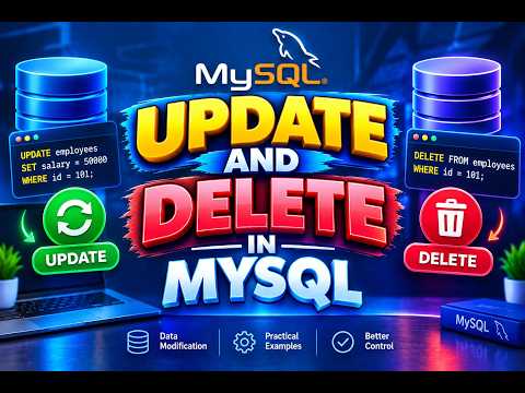 Update In Mysql | Delete In Mysql | Update And Delete In Mysql