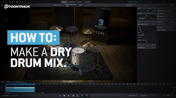 How to make a dry drum mix with Superior Drummer 3
