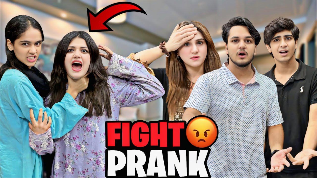 ALISHA ALIZEH KI FIGHT HO GAYEE // FAKE FIGHT PRANK // ALI ABUBAKAR PARESHAN