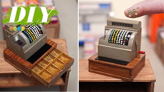 DIY Miniature mom and pop candy store #6 old cash register