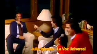 Julio Iglesias con Duo Dinamico Ramón Arcusa Manuel de la calva Viña del Mar 1981