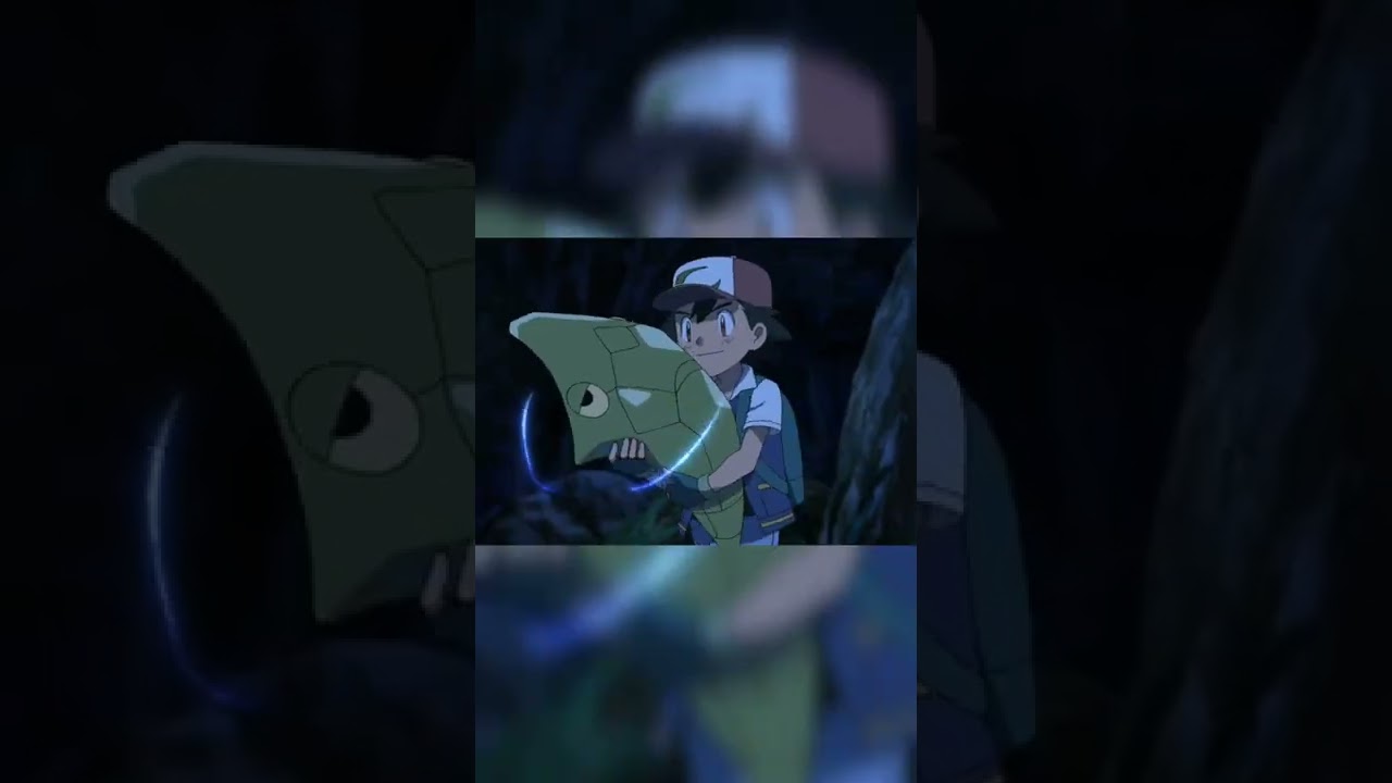 Ash's Metapod evolves into Butterfree