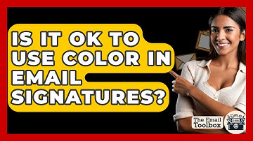 Is It OK To Use Color In Email Signatures? - TheEmailToolbox.com
