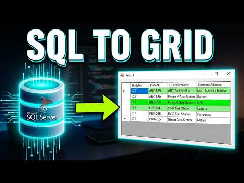 Easiest Way to Connect DataGridView to SQL Server | VB.Net Forms