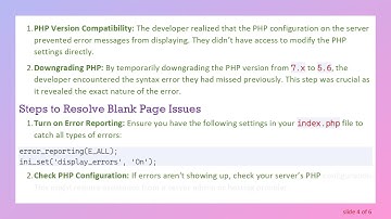 Fixing the CodeIgniter Blank Page Issue: Troubleshooting Steps and Solutions