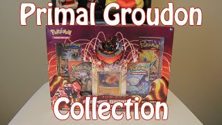 Opening a Pokémon Primal Groudon Collection Box
