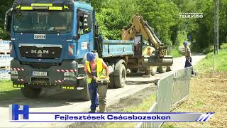 Fejlesztések Csácsbozsokon - ZTV Híradó 2024-05-30