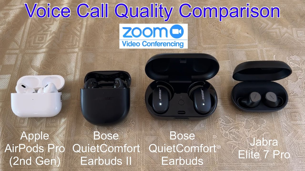 Apple AirPods Pro 2 vs Bose QC Earbuds 2 & 1 vs Jabra Elite 7 Pro | Call  Quality Comparison Review - YouTube